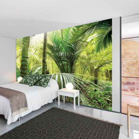 Papier Peint "Green Alley" 70 x 100 cm