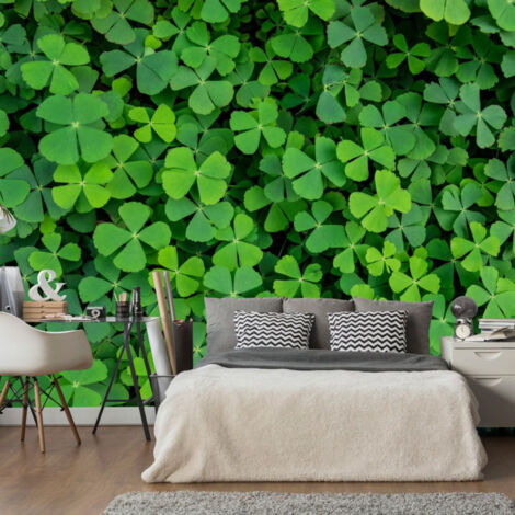 Papier Peint "Green Clover" 70 x 100 cm