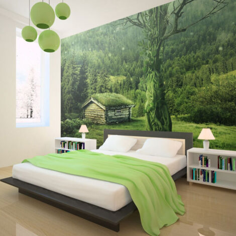 Papier Peint "Green Seclusion" 193 x 250 cm