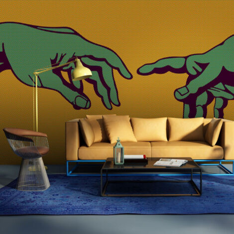 Papier Peint "Green Touch" 154 x 200 cm