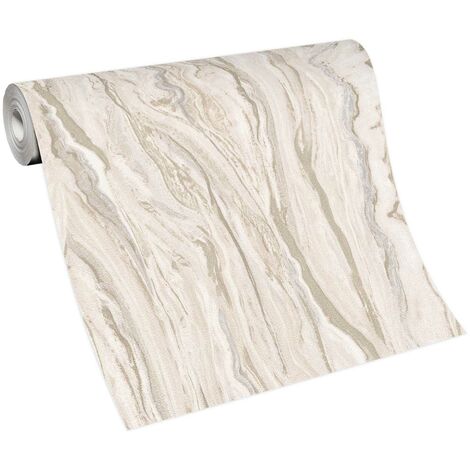 Papier peint gris effet textile original  Tapisserie 3D effet textile grise salon & cuisine  Papier peint intissé aspect tissus pour chambre