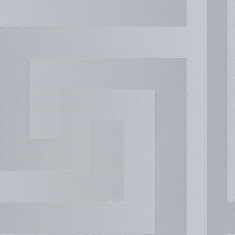 Papier peint gris métallique argenté élégant | Tapisserie hôtel & chambre | Papiers peints designers italien modernes pour salon - 10,05 x 0,70 m