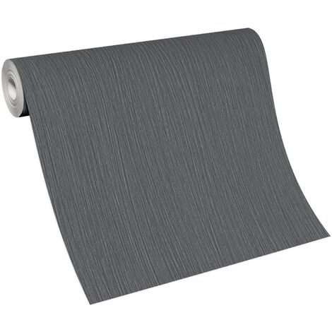 Papier peint gris métallique motif salon Tapisserie motif grise tendance chambre adulte Papier peint vinyle bureau & couloir