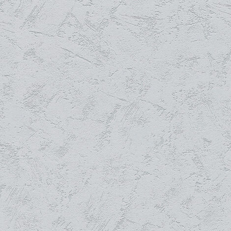 Papier peint gris pour déco scandinave Tapisserie effet ciment pour salon Papier peint uni gris effet crépi pour couloir