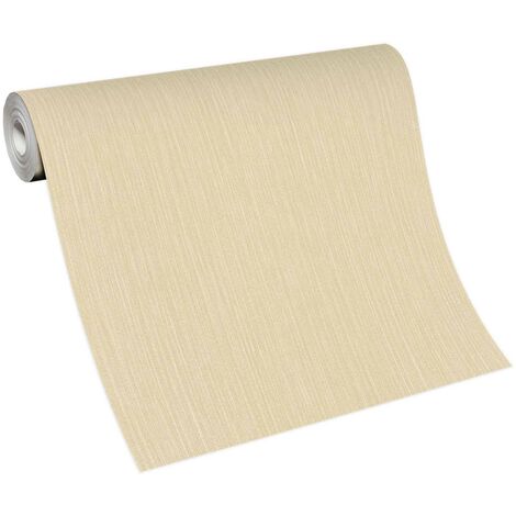 Papier peint imitation bois beige et gris Tapisserie bois tendance beige idéale cuisine & salon Papier peint intissé moderne couloir