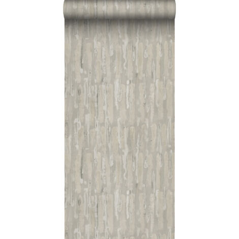 papier peint imitation bois beige  - Sanders & Sanders