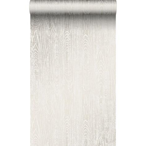 papier peint imitation bois blanc d'ivoire  - Origin Wallcoverings