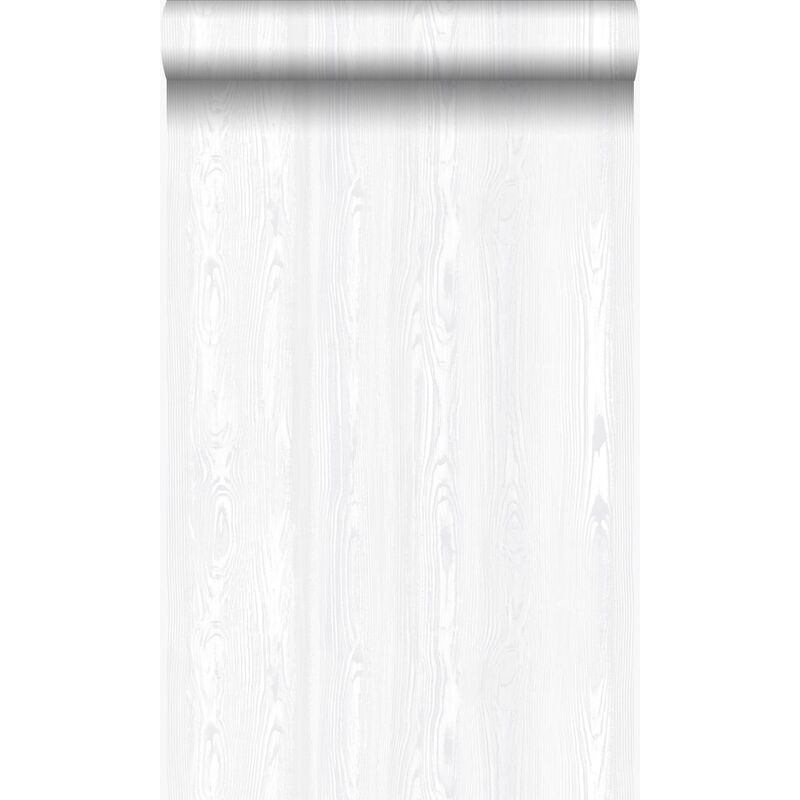 papier peint imitation bois vieux blanc - Origin Wallcoverings
