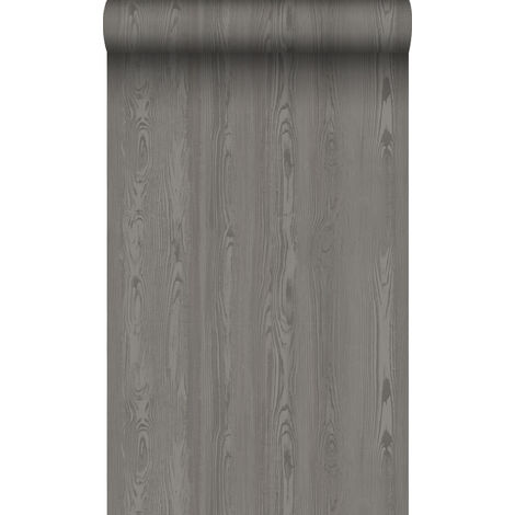 papier peint imitation bois gris  - Origin Wallcoverings