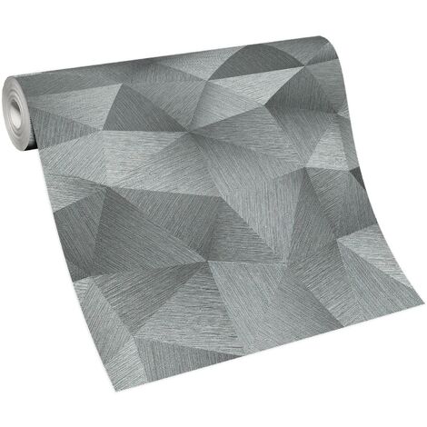 Papier peint imitation bois gris salle de bain  Tapisserie moderne bois gris cuisine & salon  Papier peint intissé chambre & couloir