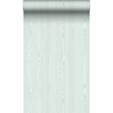 papier peint imitation bois vert menthe clair - Origin Wallcoverings