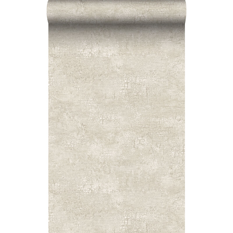 Origin - papier peint imitation pierre beige Wallcoverings