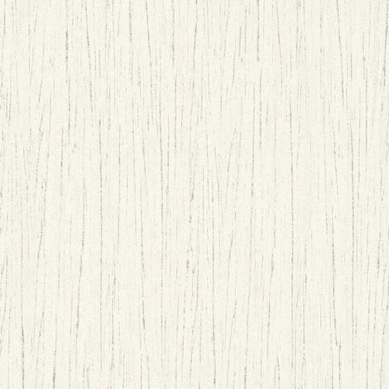 Papier peint intissé à paillettes blanc Tapisserie blanche avec rayures argentés Papier peint moderne idéal chambre adulte