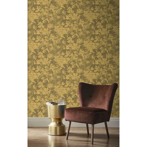 Papier peint intissé Arts & Craft 1005 x 52cm Ocre