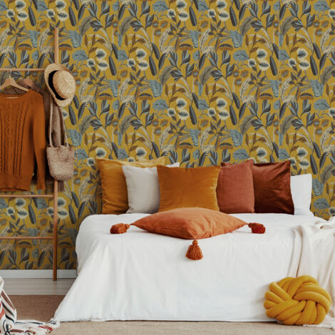 Papier peint intissé Arts paradis 1005 x 52cm Ocre