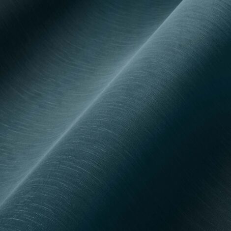 Papier peint intissé bleu pétrole Tapisserie effet textile gaufrage Papier peint minimaliste rayures verticales idéal pour couloir