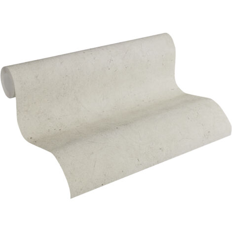 Papier peint intissé gris/beige pour chambre adulte  Tapisserie beige moderne pour salon  Papiers peints intissés couleur unie