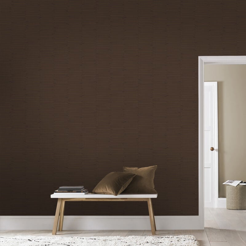 Superfresco Easy - Papier peint intissé Harmony 1005 x 52cm Marron foncé