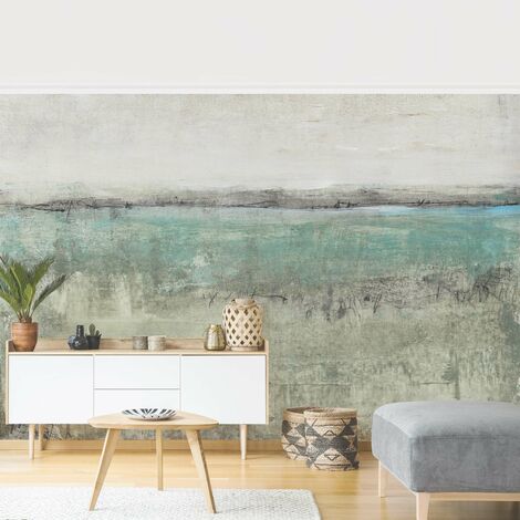 Papier peint intissé - Horizon Over Turquoise I - Mural Format Paysage