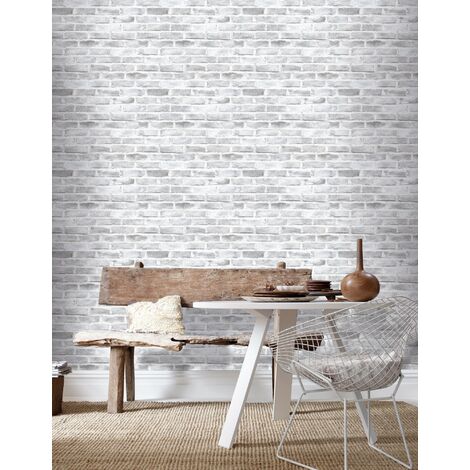 Papier Peint Briques Pierres Imitation Loft Urbain Salon Cuisine 1005 x 52 cm