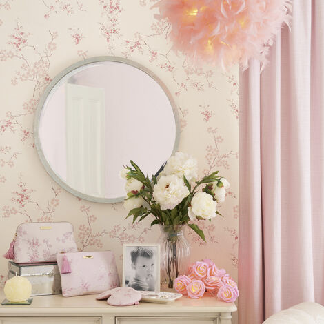 Papier peint intissé Laura Ashley Oriental Blossom Blush 1005 x 52cm Rose, beige - Crème, rose