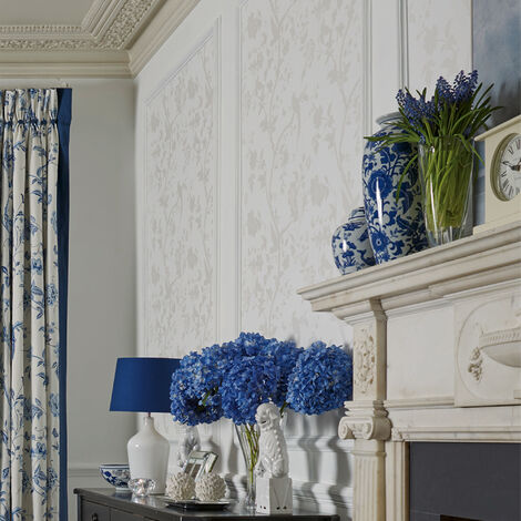 Papier peint intissé Laura Ashley Oiseaux Oriental Garden 1005 x 52cm