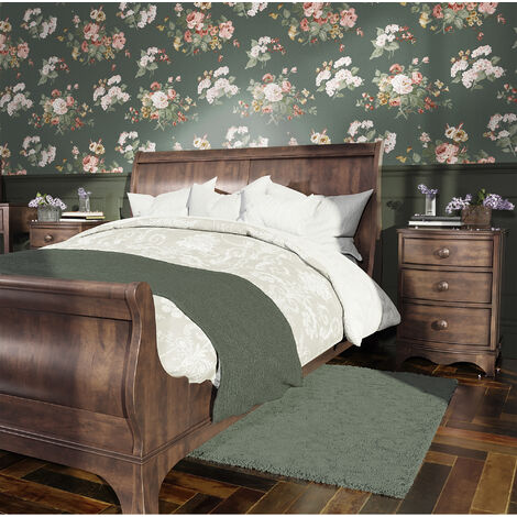 Papier peint intissé Laura Ashley Rosemore Fern 1005 x 52cm Multicolore - Multicolore