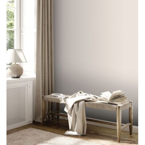 Papier peint intissé monochrome crème Tapisserie lisse effet textile Papier peint moderne résistant style minimaliste idéal salon