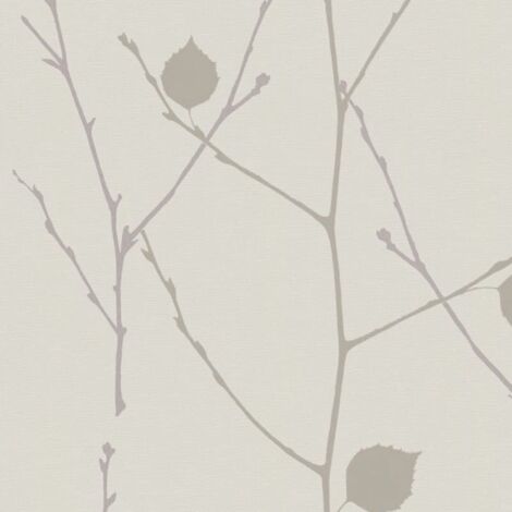 Papier Peint Intissé Motif Hêtre Violet – Marburg - réf. 57844