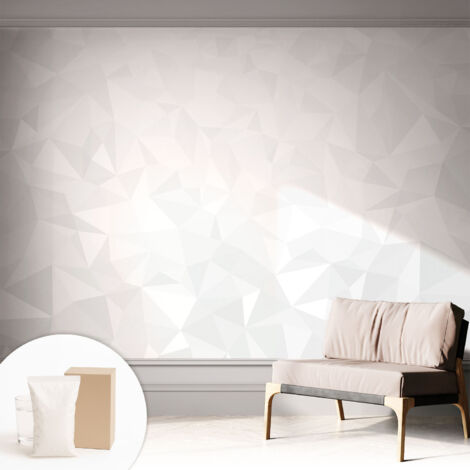 Papier peint intissé pour salon chambre à coucher peint imprimé Installation facile - Colle incluse gratuite Motif abstrait 312x219 cm