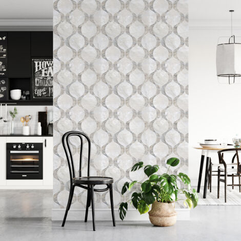 Papier peint intissé pré-encollé - DESIGN SCANDINAVE CLAIR VINTAGE - 1 rouleau de 300x60cm