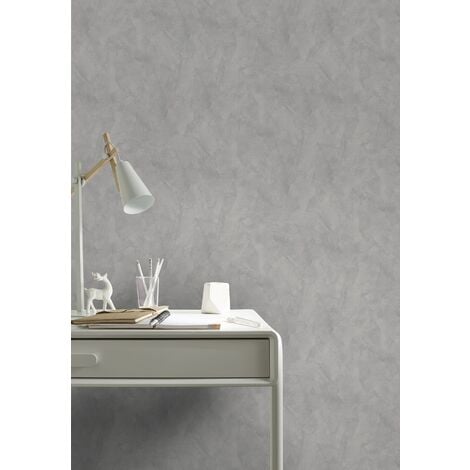 Papier peint intissé Raw industry 1005 x 52cm Gris