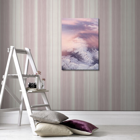 Papier peint intissé rose et écru 1005 x 52 cm – Résistant à la lumière – Application facile sans table à tapisser – Arrachage à sec – Superfresco Easy