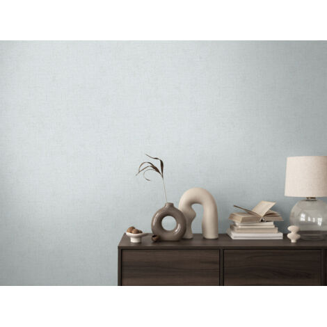 Papier peint intissé uni aux tons bleu, or et pastell - 10,05 x 0,53 m - collection Cosmopolitan
