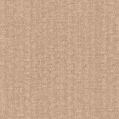 Papier peint intissé uni beige foncé Tapisserie texturée aspect textile Papier peint gaufrage monochrome style minimaliste idéal couloir