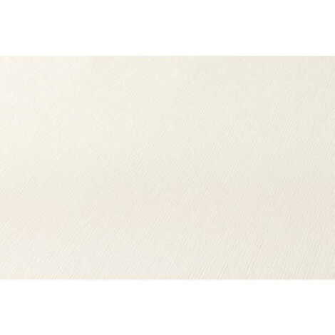 Papier peint intissé uni blanc écru Tapisserie uni parfaite pour salon Papiers peints pour couloir & salle à manger