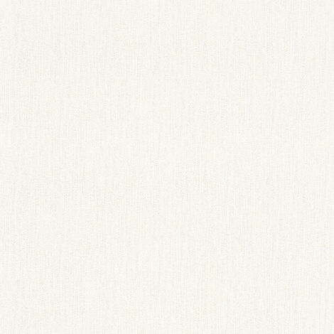 Papier peint intissé uni blanc pour cuisine Tapisserie moderne pour déco scandinave Papier peint monochrome blanc idéal couloir