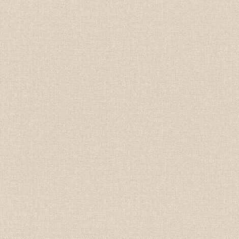 Papier peint intissé uni crème Tapisserie texturée aspect textile Papier peint gaufrage monochrome style minimaliste idéal chambre