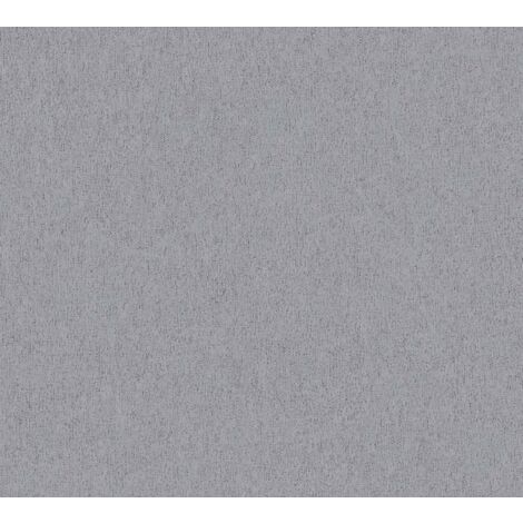 Papier peint intissé uni gris foncé Tapisserie structurée effet métallique Papier peint moderne lavable idéal pour cuisine