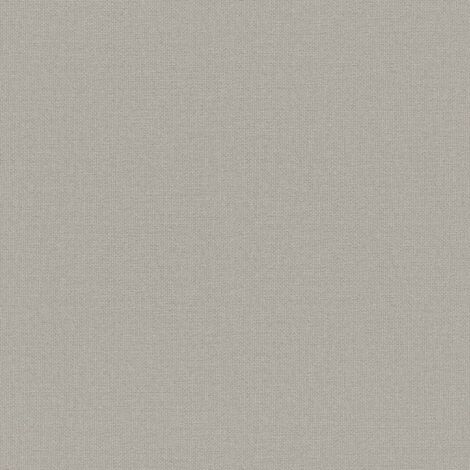 Papier peint intissé uni gris taupe Tapisserie texturée aspect textile Papier peint gaufrage monochrome style minimaliste idéal pour salon