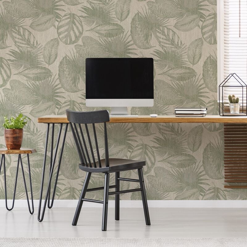 Papier peint intissé Urban nature 1005 x 52cm Vert