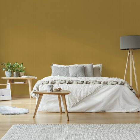 Papier peint intissé Velvet Uni 1005 x 52cm Ocre