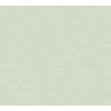 Papier peint intissé vert clair Tapisserie texturée tendance pour salon Papier peint classique chic idéal pour chambre