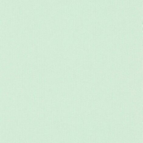 Papier peint intissé vert menthe Tapisserie pastel effet textile gaufrage Papier peint minimaliste rayures verticales idéal cuisine