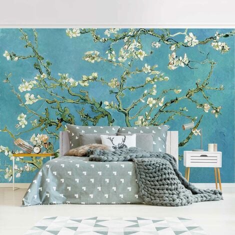 Papier peint intissé - Vincent Van Gogh - Almond Blossom - Mural Format Paysage Dimension HxL: 190cm x 288cm