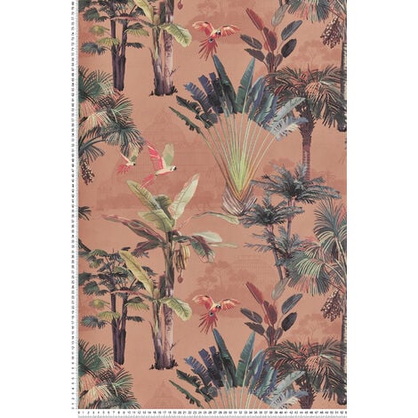 Papier peint Jardin d'Eden - LTC-51203305 - Les marron|Les verts|Les orange|Les terracotta