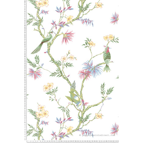 Papier peint Jardin Secret - LTC-G78490 - Les verts|Multicouleurs