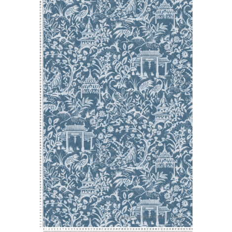 Papier peint Jardin Secret - LTC-G78508 - Les bleus