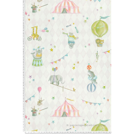 Papier peint Lalala - LTC-LAL740 - Les roses|Multicouleurs