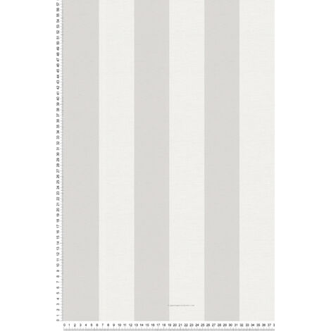 Papier peint intissé 314031 Liberté - Papier peint motif Gris Blanc - 10,05 x 0,53 m